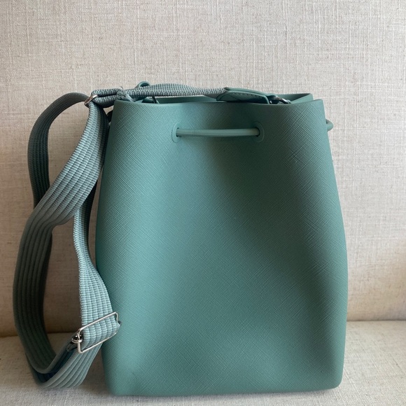 Bolsa Arezzo Mint Green Bucket Bag - Picture 3 of 7